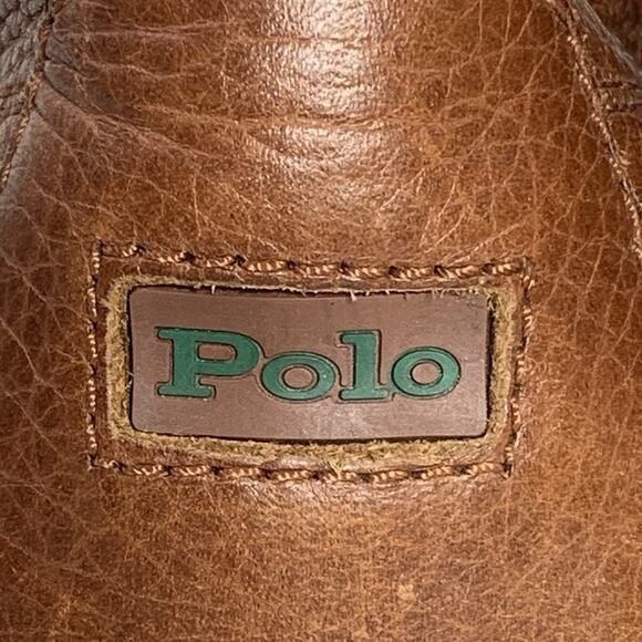 POLO RALPH LAUREN Country Ranger Boot 10.5 Brown Tumbled Leather Buckle EUC - Picture 10 of 11